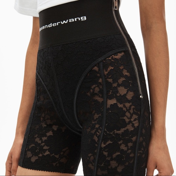 alexander wang lace bike shorts